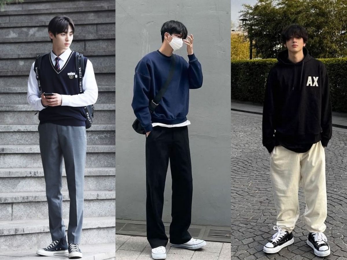 cách phối đồ mùa đông cho nam gầy