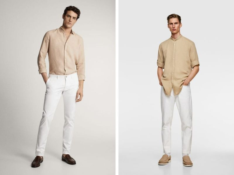 cách phối đồ với màu be