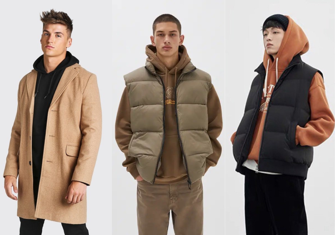 Phối áo hoodie nam form rộng