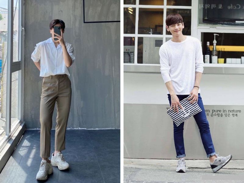 phối đồ cho người lùn nam