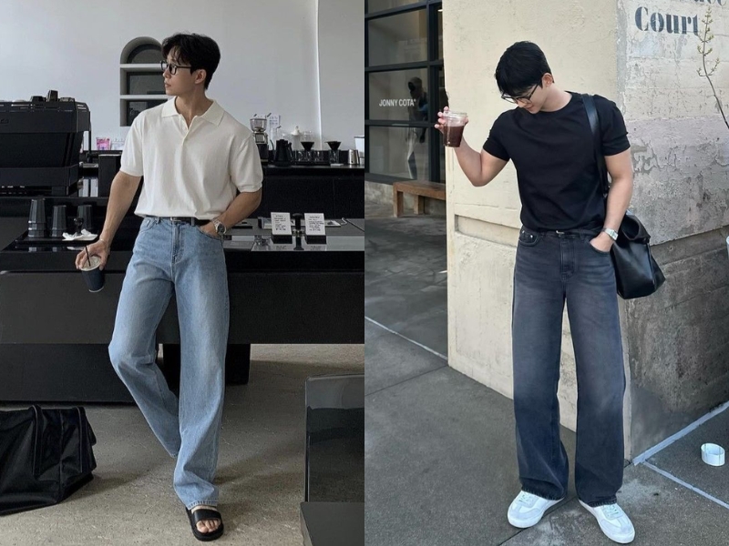 phối đồ cho người lùn nam