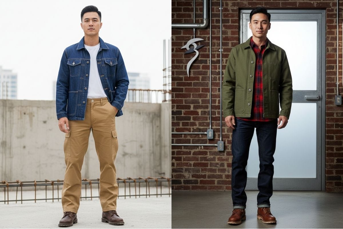 phối đồ workwear mùa đông