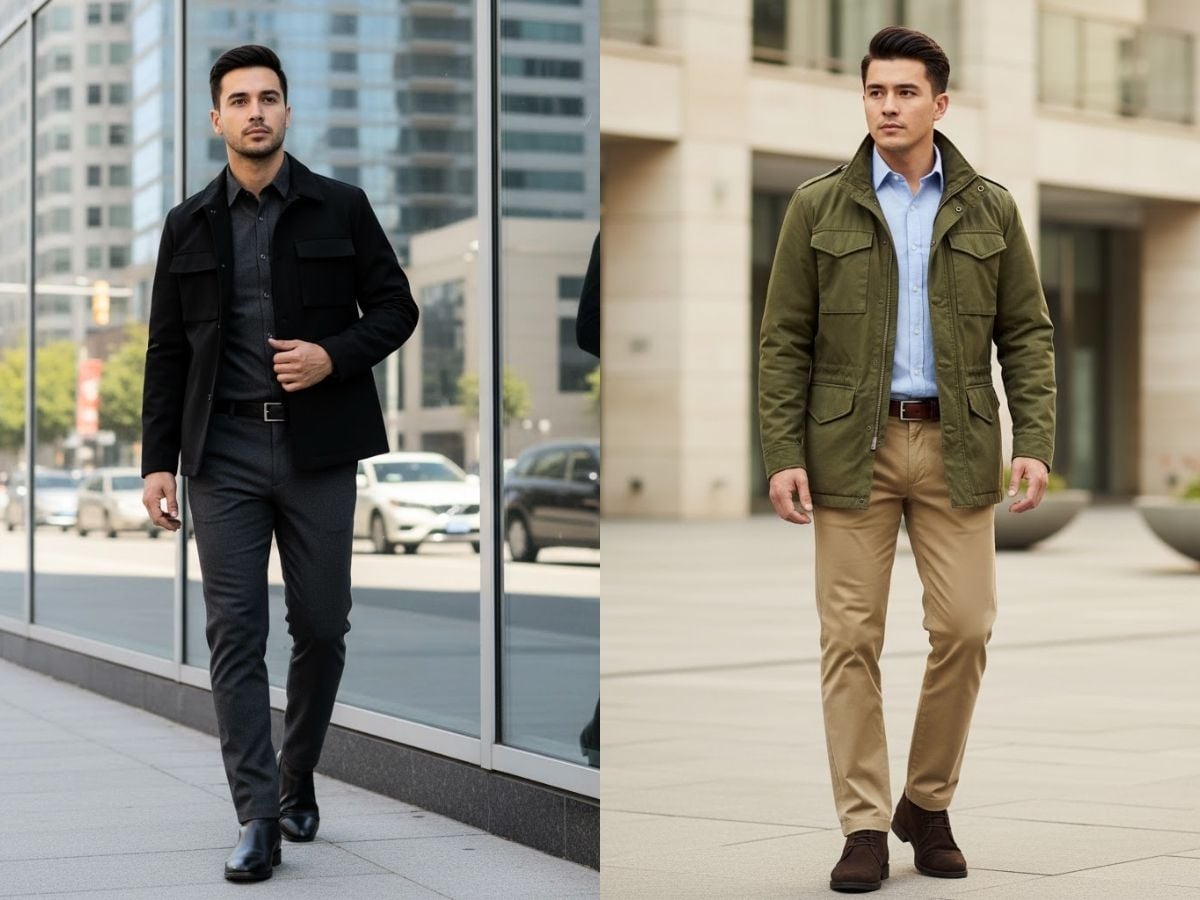 phối đồ workwear mùa đông