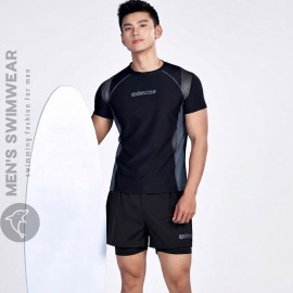 Bộ quần áo bơi ngắn tay nam tính