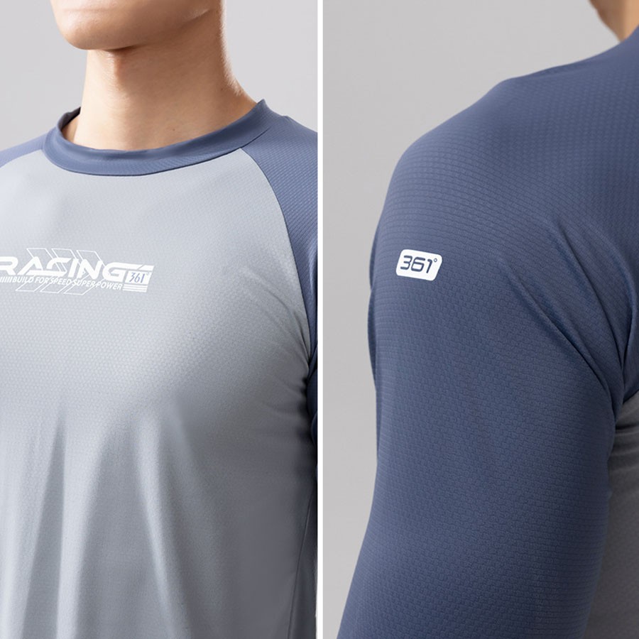 Áo bơi nam dài tay ghi cao cấp - Ảnh 4