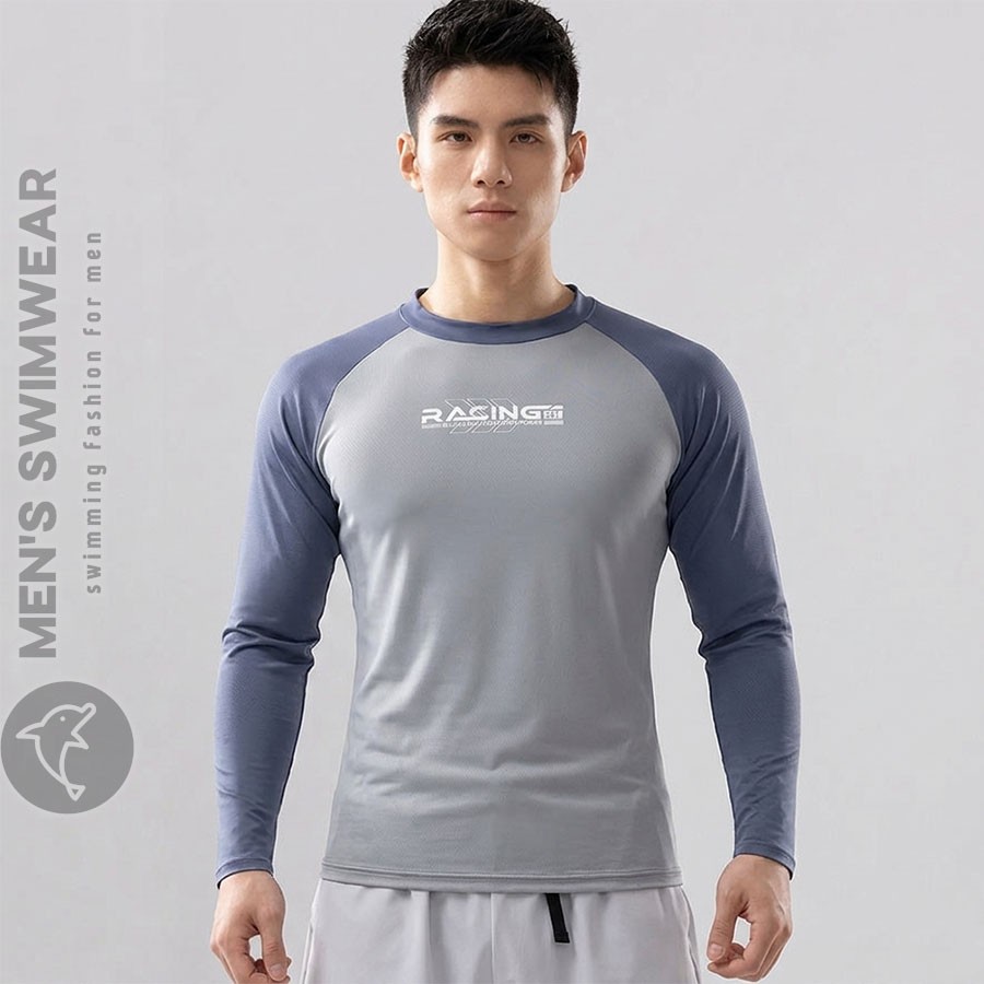 Áo bơi nam dài tay ghi cao cấp - Ảnh đại diện