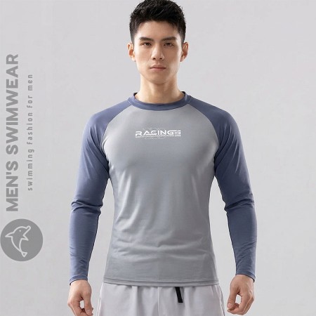 Áo bơi nam dài tay ghi cao cấp - Ảnh đại diện