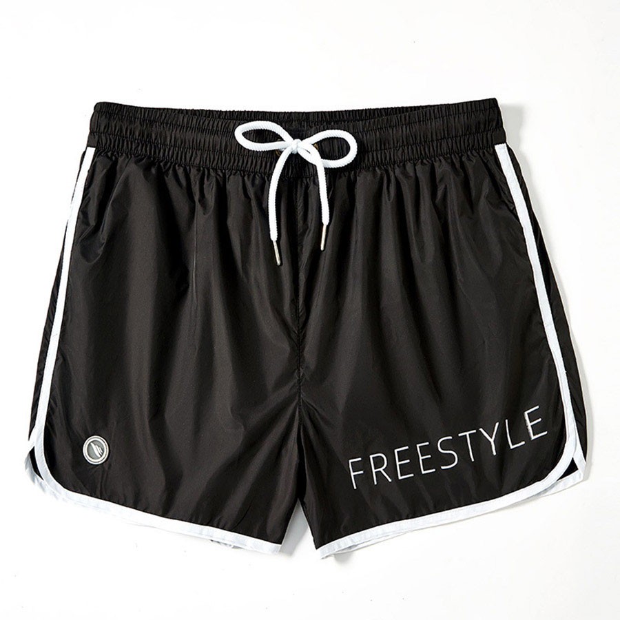 Quần bơi nam đen 2 lớp cao cấp - Ảnh 4