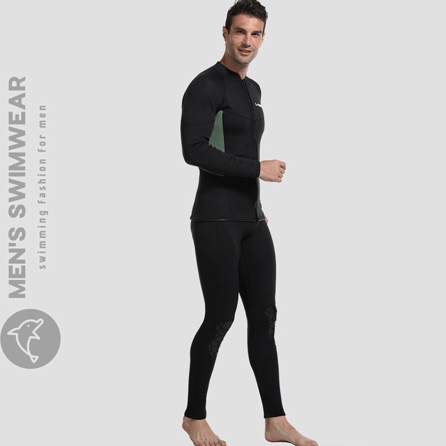 Bộ bơi giữ nhiệt rời Wetsuit 2.5mm - Ảnh 0