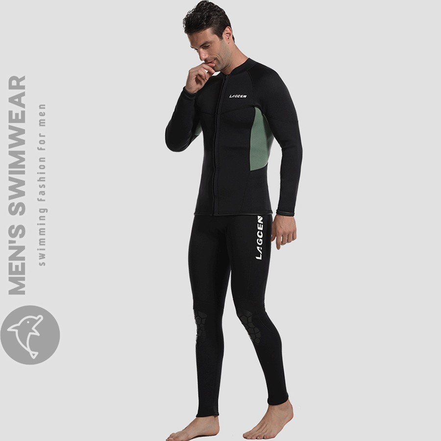 Bộ bơi giữ nhiệt rời Wetsuit 2.5mm - Ảnh 1