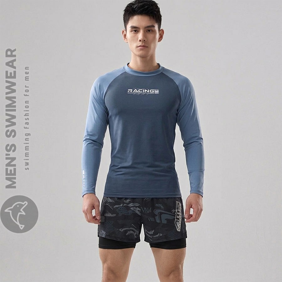 Bộ quần áo bơi hàng hiệu nam tính - Ảnh 0