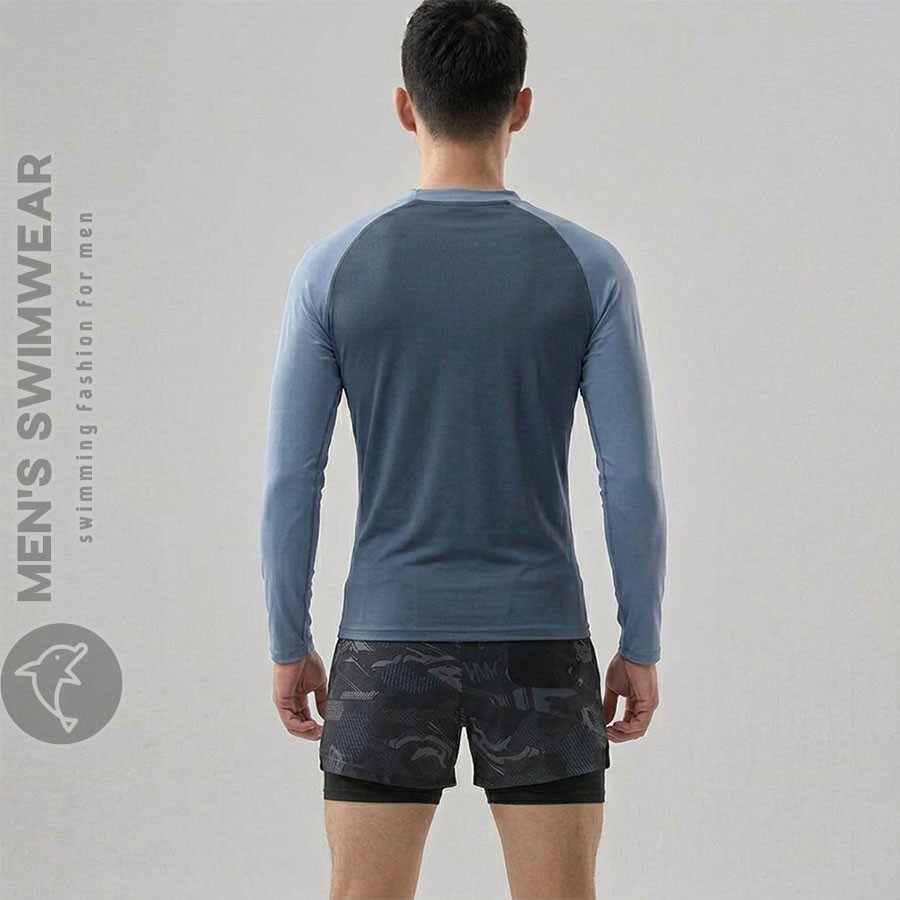 Bộ quần áo bơi hàng hiệu nam tính - Ảnh 1