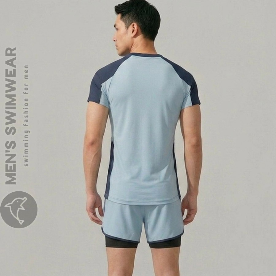 Bộ quần áo bơi nam đẹp trẻ trung - Ảnh 1