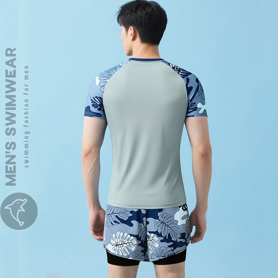 Set quần áo bơi nam năng động - Ảnh 0