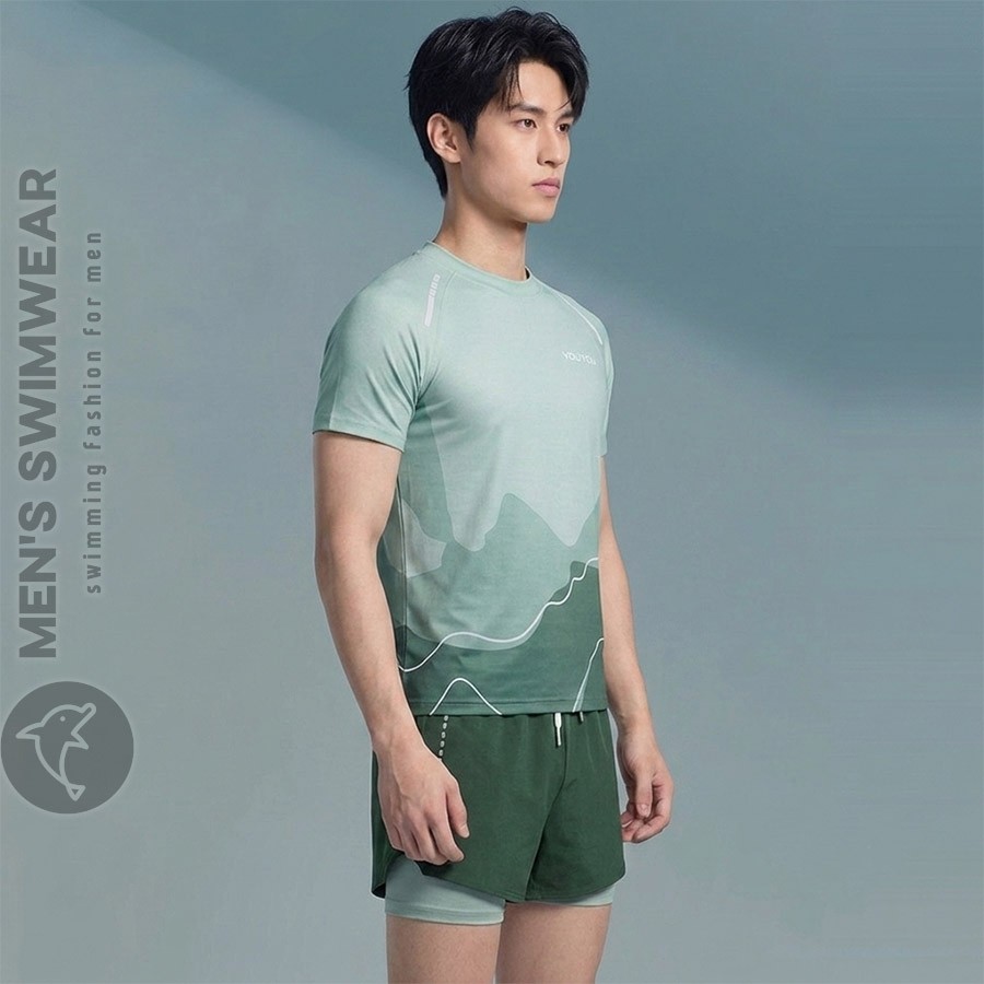 Set quần áo bơi nam cao cấp - Ảnh 1