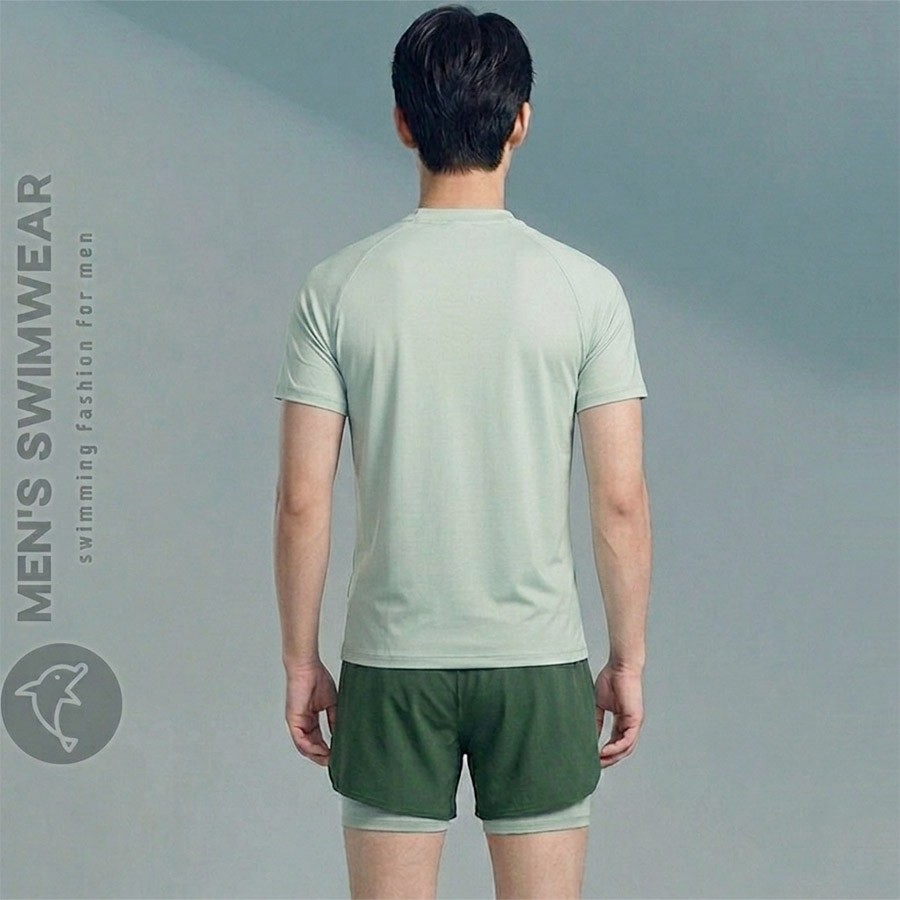 Set quần áo bơi nam cao cấp - Ảnh 2