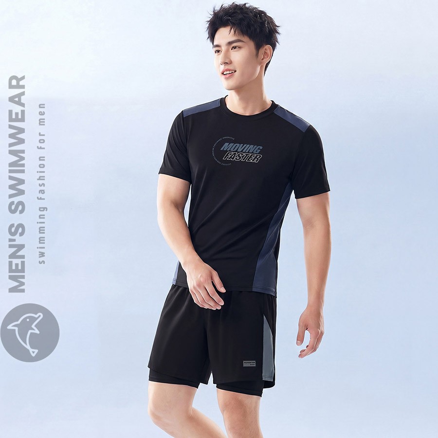 Bộ quần áo bơi nam tính hàng hiệu - Ảnh 1