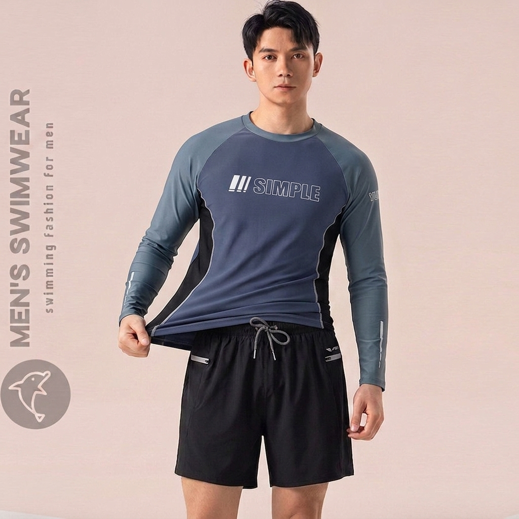 Bộ đồ bơi dài tay nam cao cấp - Ảnh đại diện