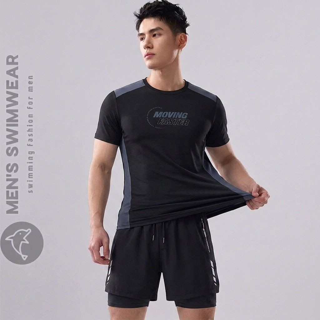 Set quần áo bơi nam cao cấp - Ảnh 0